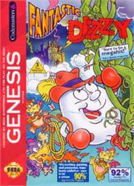 Box cover for Fantastic Dizzy on the Sega Nomad.