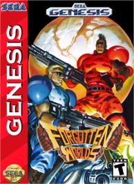 Box cover for Forgotten Worlds on the Sega Nomad.