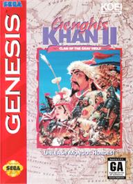 Box cover for Genghis Khan II - Clan of the Gray Wolf on the Sega Nomad.