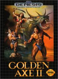 Box cover for Golden Axe II on the Sega Nomad.