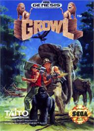 Box cover for Growl on the Sega Nomad.