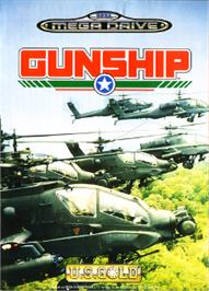 Box cover for Gunship on the Sega Nomad.