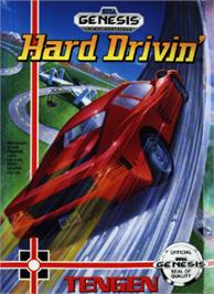 Box cover for Hard Drivin' on the Sega Nomad.