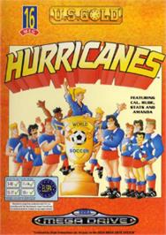 Box cover for Hurricanes on the Sega Nomad.