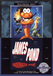 Box cover for James Pond on the Sega Nomad.