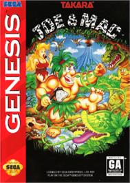 Box cover for Joe And Mac - Caveman Ninja on the Sega Nomad.