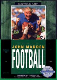 Box cover for John Madden Football on the Sega Nomad.