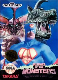 Box cover for King Of The Monsters on the Sega Nomad.