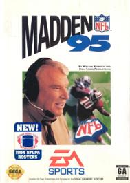 Box cover for Madden Nfl 95 on the Sega Nomad.