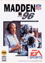 Box cover for Madden Nfl 96 on the Sega Nomad.