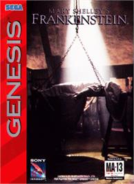 Box cover for Mary Shelley's Frankenstein on the Sega Nomad.