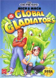 Box cover for Mick And Mack As The Global Gladiators on the Sega Nomad.