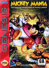 Box cover for Mickey Mania - The Timeless Adventures Of Mickey Mouse on the Sega Nomad.