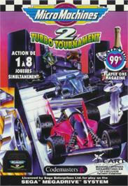Box cover for Micro Machines 2: Turbo Tournament on the Sega Nomad.
