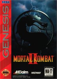 Box cover for Mortal Kombat 2 on the Sega Nomad.