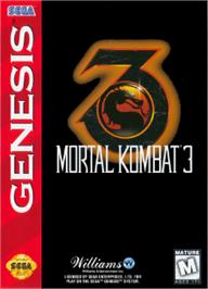Box cover for Mortal Kombat 3 on the Sega Nomad.