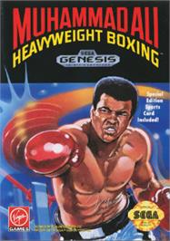 Box cover for Muhammad Ali Heavyweight Boxing on the Sega Nomad.