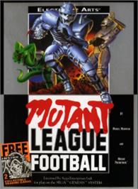 Box cover for Mutant League Football on the Sega Nomad.