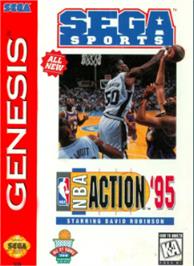 Box cover for Nba Action '95 Starring David Robinson on the Sega Nomad.