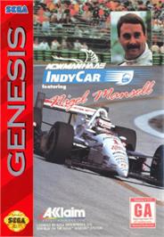 Box cover for Newman-Haas IndyCar Featuring Nigel Mansell on the Sega Nomad.
