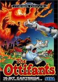 Box cover for Ottifants, The on the Sega Nomad.
