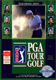 Box cover for PGA Tour Golf on the Sega Nomad.