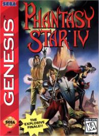 Box cover for Phantasy Star 4 on the Sega Nomad.
