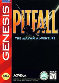 Box cover for Pitfall: The Mayan Adventure on the Sega Nomad.
