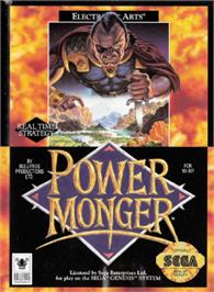 Box cover for Powermonger on the Sega Nomad.