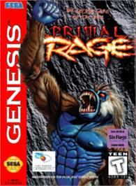 Box cover for Primal Rage on the Sega Nomad.