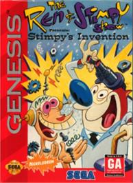 Box cover for Ren And Stimpy Show Presents - Stimpy's Invention, The on the Sega Nomad.