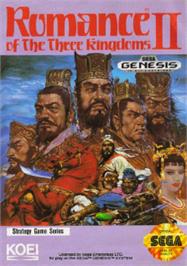 Box cover for Sangokushi 2 on the Sega Nomad.