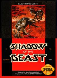 Box cover for Shadow Of The Beast on the Sega Nomad.
