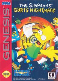 Box cover for Simpsons, The: Bart's Nightmare on the Sega Nomad.