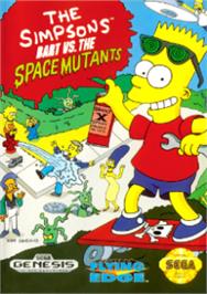 Box cover for Simpsons - Bart Vs. The Space Mutants, The on the Sega Nomad.