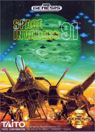 Box cover for Space Invaders '91 on the Sega Nomad.