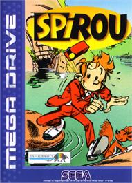 Box cover for Spirou on the Sega Nomad.