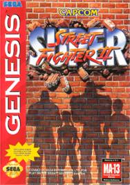 Box cover for Super Street Fighter 2 on the Sega Nomad.