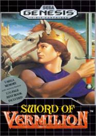 Box cover for Sword of Vermilion on the Sega Nomad.