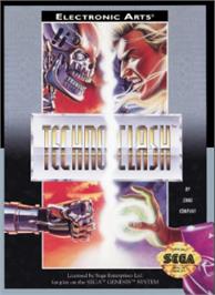 Box cover for Technoclash on the Sega Nomad.