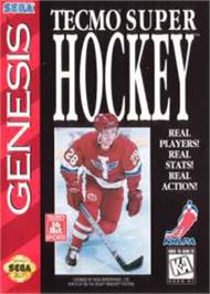 Box cover for Tecmo Super Hockey on the Sega Nomad.