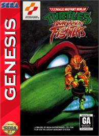 Box cover for Teenage Mutant Ninja Turtles: Tournament Fighters on the Sega Nomad.