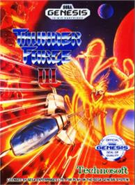 Box cover for Thunder Force III on the Sega Nomad.