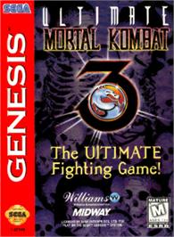 Box cover for Ultimate Mortal Kombat Trilogy on the Sega Nomad.