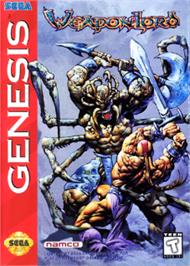 Box cover for Weaponlord on the Sega Nomad.