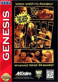 Box cover for Wwf Raw on the Sega Nomad.
