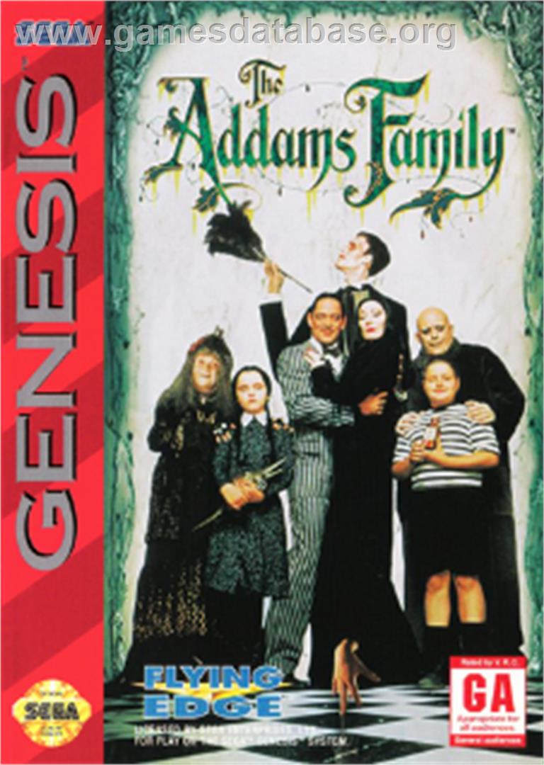 Addams Family, The - Sega Nomad - Artwork - Box