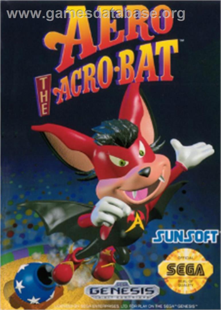 Aero The Acro-bat - Sega Nomad - Artwork - Box