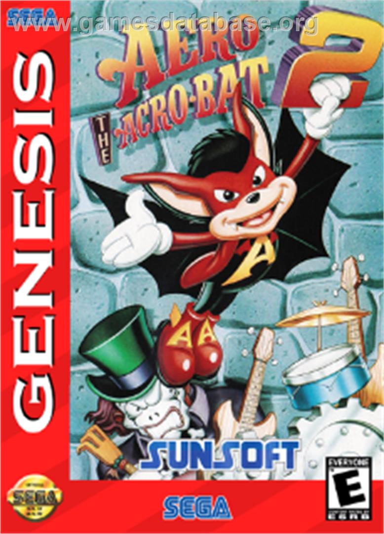 Aero the Acro-Bat 2 - Sega Nomad - Artwork - Box