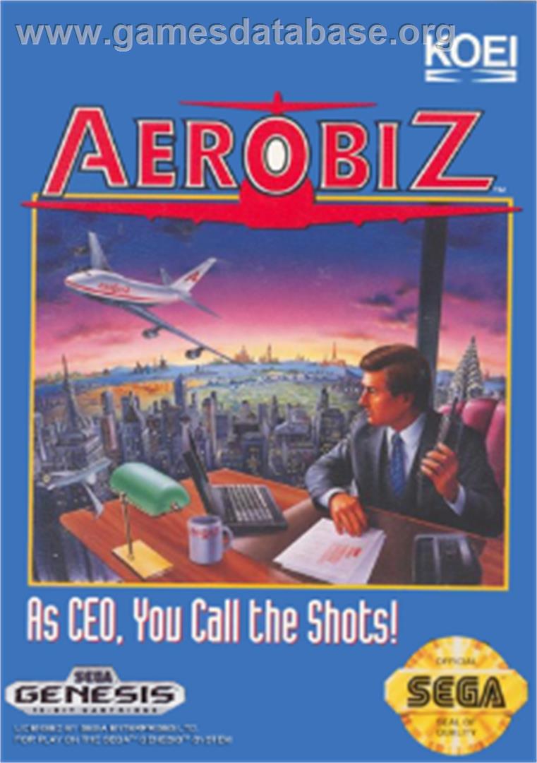 Aerobiz - Sega Nomad - Artwork - Box